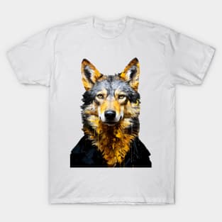 Wolf animal art #wolf T-Shirt